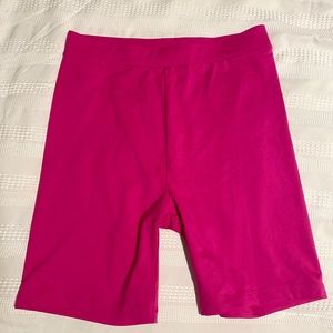 Hot Pink Biker Shorts